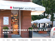 Tablet Screenshot of berger-apotheke.de